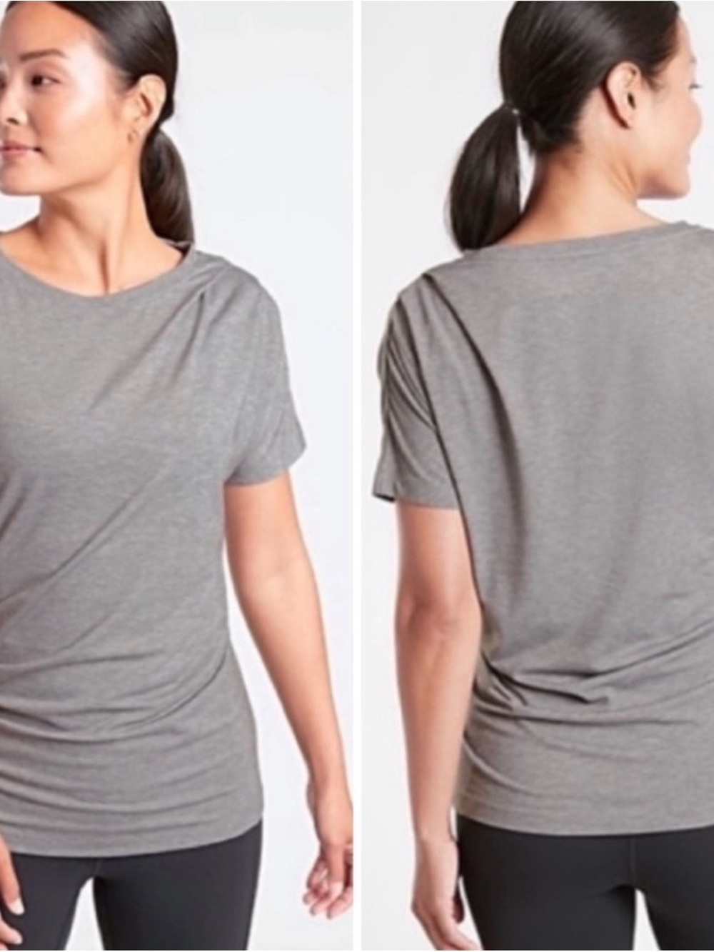 Athleta Essence Tee Dusty Rose Color